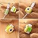 FOONEE Cable Chomper(10/5PCS) Cable Saver Protector for Apple IPhone Lighting Charge Cable Saver and Fixer Random Pattern