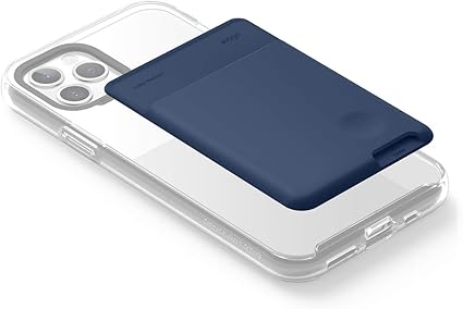 Amazon Co Jp Elago スマホ カードケース 各種 スマートフォン 対応 カードポケット 背面 シリコン カードホルダー シール 貼り付け タイプ Card Pocket ジーンインディゴ 家電 カメラ