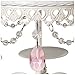 White and Pink Beaded Multi Cake Stand