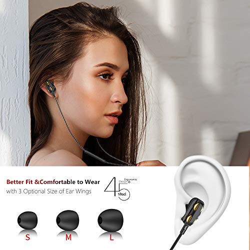 USB C Headphones, Aproo HiFi Stereo Type C Earbuds USB C Earphones with Mic & Volume Control Compatible with Google Pixel 3XL/3/2XL/2, OnePlus 6T/7/7 Pro, Galaxy 10/10+, MacBook,iPad Pro 2018,Razer