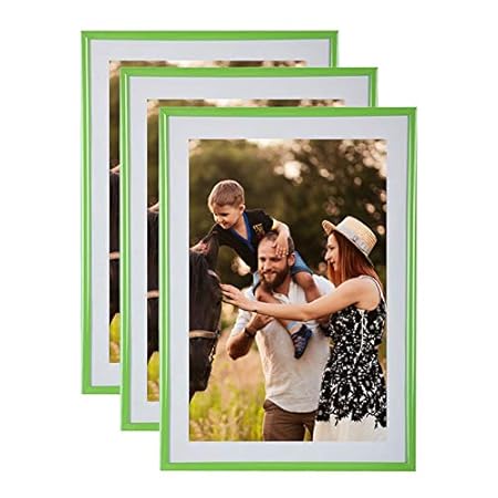 Amazon.de: Set von 3 Bilderrahmen A4 (grün)