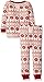 Burt's Bees Baby Organic 2 Piece Pajama Set, Cranberry Fair Isle, 24 Months