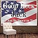 Good Luck Going Away Military Banner Personalized Party Backdrop Decoration
