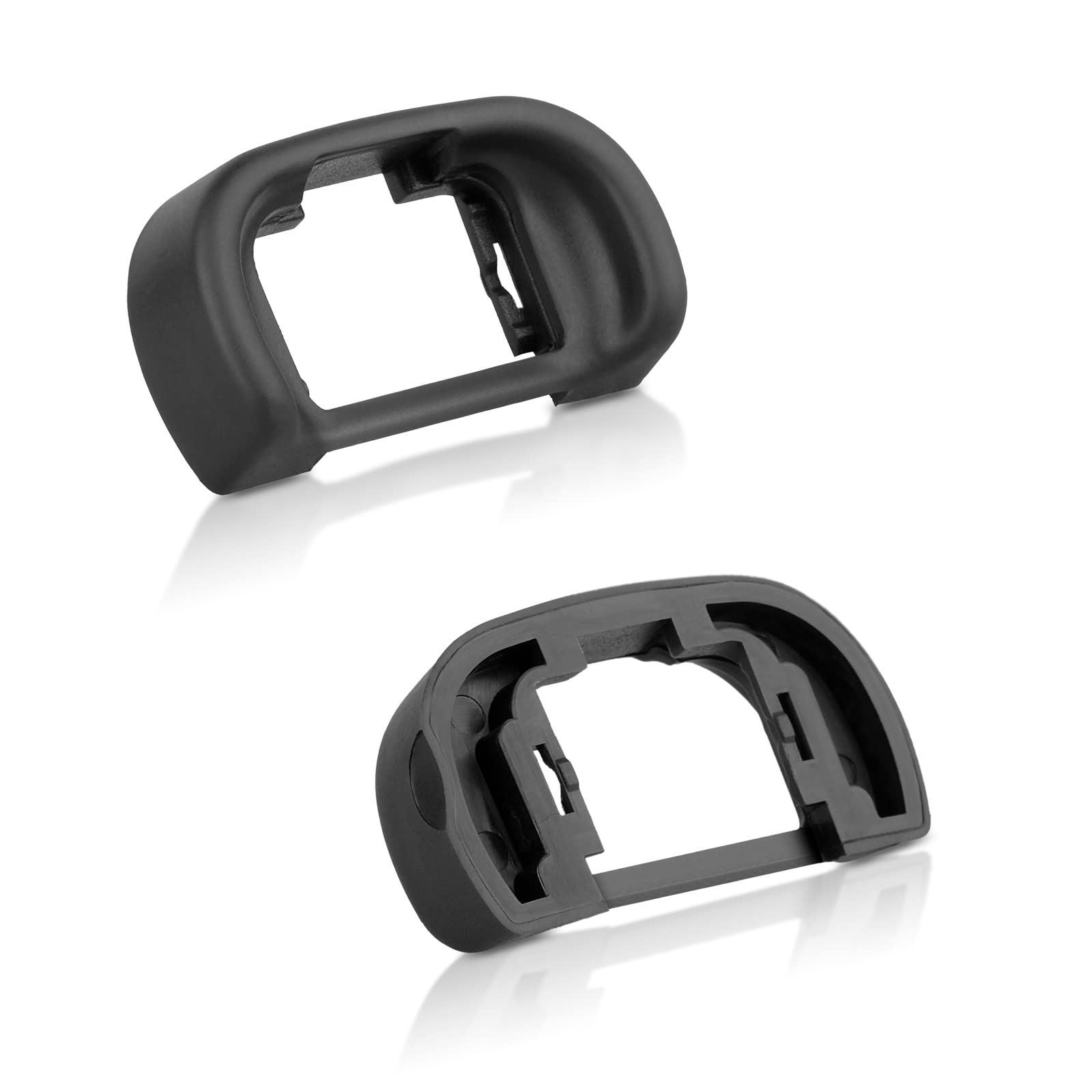 Aktualisierte Okularmuschel für Sony A7III A7II A9 A7S A99II A58 A7 A7R IV A7RIII A7SII 2 Pack Kamera-Blitzschuhabdeckung für Sony + 2 Pack Kamera-Augenmuschel-Ersatz für Sony 7