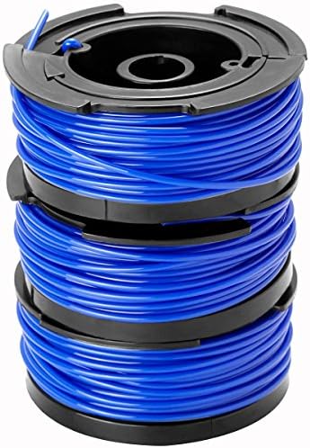 AOSHR 40ft 0.065" Line String Trimmer Replacement Spool for BLACK+DECKER String Trimmer, 3-Pack