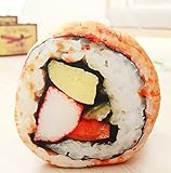 Skyseen 3D Simulation Sushi Rice Pillow & Home Decorative Creative Cushion & Vivid Plush Stuffed Toy