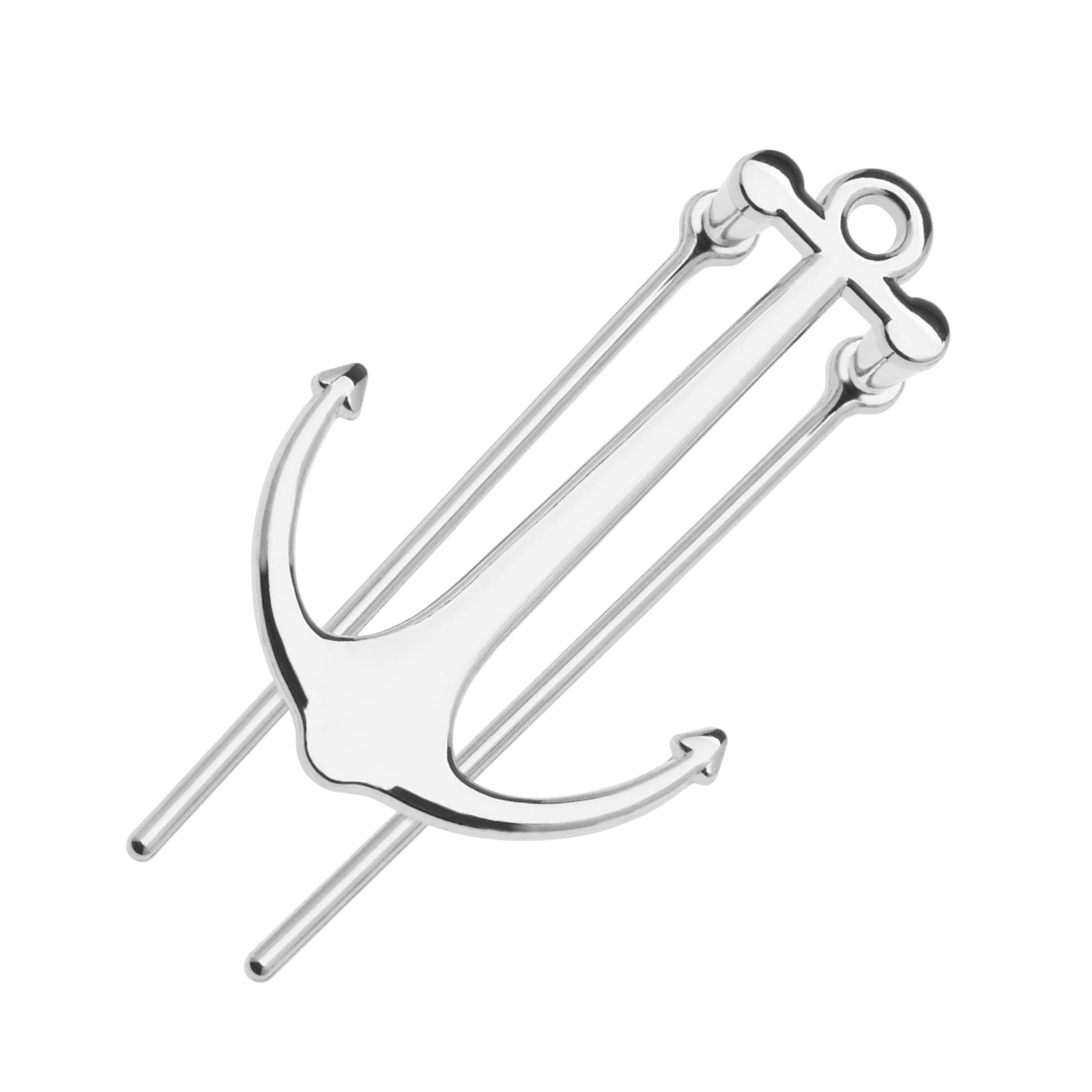 OTOTEC 2PCS Anchor Bookmarks Creative Metal Page Holder Book Holder Reading Assistant Helper for Students Teacher School Office Supplies Silver