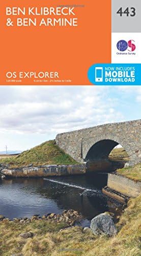 Ben Klibreck & Ben Armine Map | Loch Choire Forest | Ordnance Survey | OS Explorer Map 443 | Scotland | Walks | Hiking | Maps | Adventure