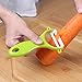 Salad Cutter Bowl by ULee - Food Grade Salad Maker - Make Your Salad with Salad Chopper in 60 Seconds - Bonus Ceramic Peeler