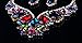 Hamer Collar Costume Jewelry Crystal Choker Pendant Statement Chain Charm Necklace and Earrings Sets Women (3#)