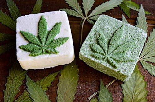 Kush Bath Bombs Duo - 100% Organic and Handcrafted - Extra Large 10 oz size EACH - Made with Hemp Oil