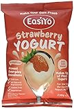 EasiYo Yogurt Mix, Strawberry, 4 Count