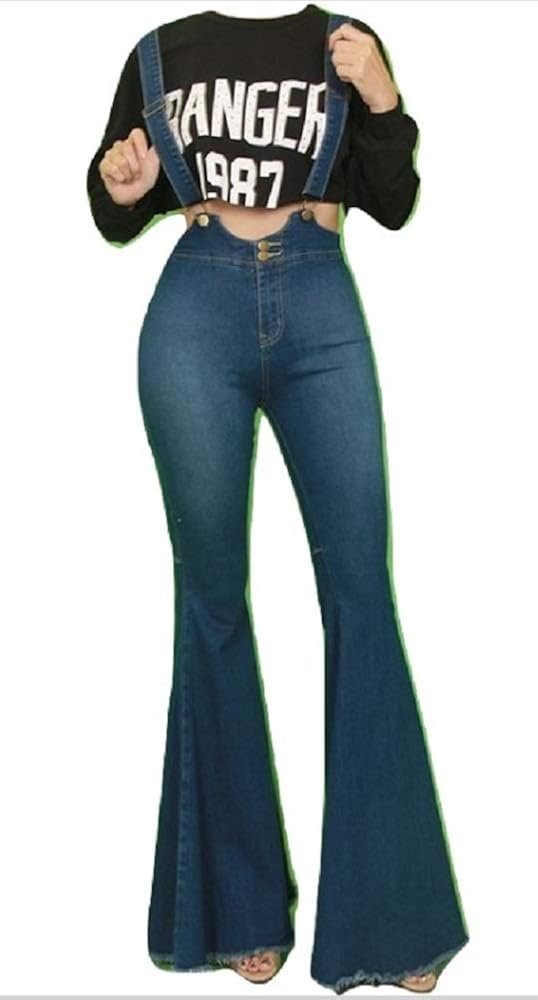 suspender bell bottoms