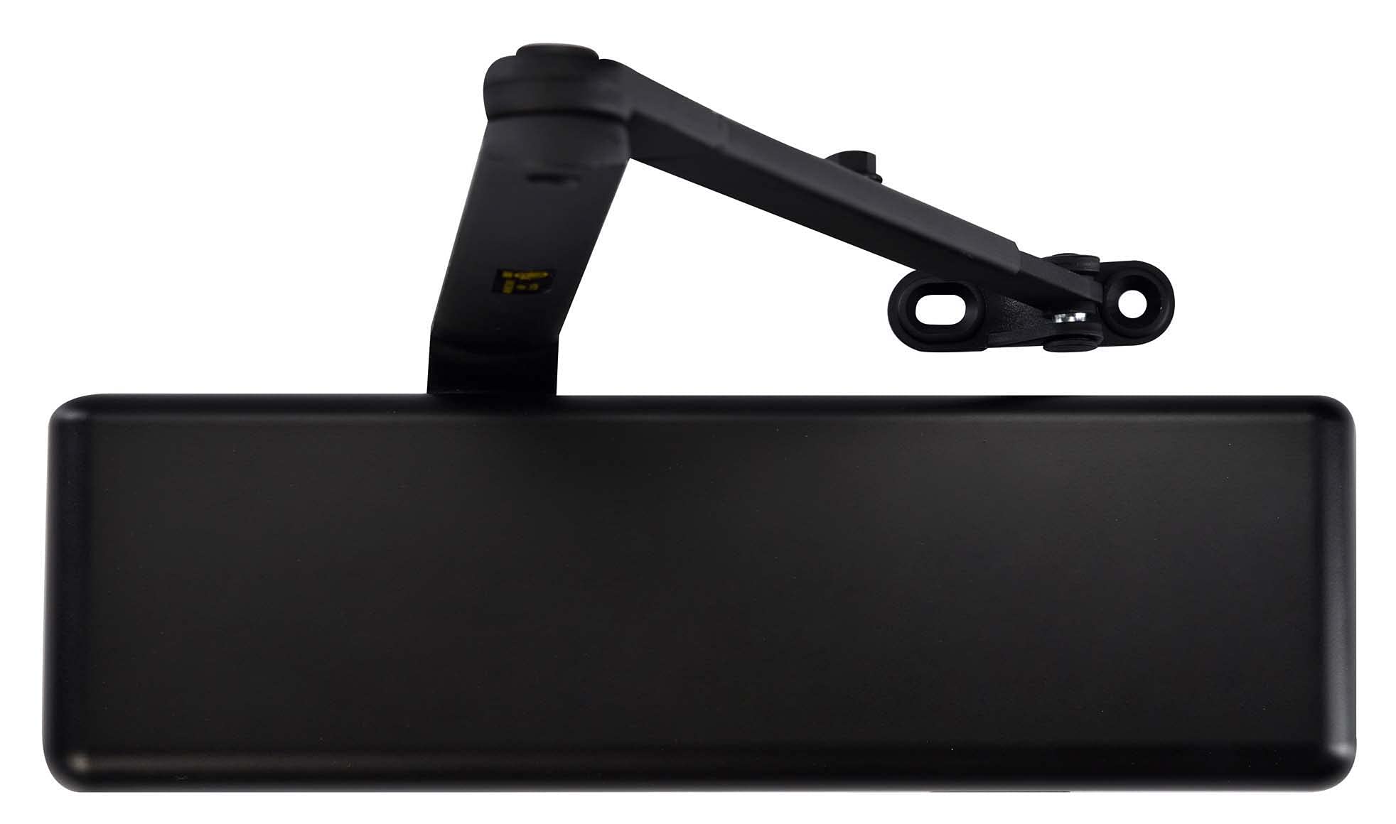 Photo 1 of LYNN HARDWARE Extra Heavy Duty Commercial Door Closer, DC9016 Automatic Door Closer, Surface-Mounted Auto Door Closer, Size 1-6 Commercial Door Closer Heavy Duty for Heavy Traffic Areas, Matte Black