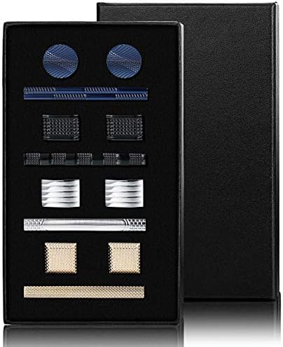 Jstyle Tie Clip and Cufflink Set