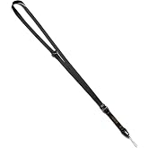 Ringke Phone Lanyard [Lanyard Strap Slim Black] for Camera | Travel Essentials, One-Touch Buckle, Premium Material Phone &amp; Camera Accessories, Adjustable Sturdy Universal Neck Strap
