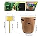 JOYHILL 3Psc 7 Gallon Plant Potato Grow Bags Planting Fabric Smart Pots Cloth Bags Plant Container with Handles and Velcro Windowthumb 3