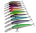 Shaddock Fishing 10pcs 13.7g Fishing Lures Hard Minnow Baits Topwater Floating Life-like Swimbait Fishing Lures Bass Crankbait Tackle