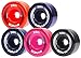 New! Riedell Sonar Zen Quad Outdoor Replacement Skate Wheels 8 Pack! (Purple)