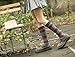 Zmart Women's Knit Cotton Vintage Colorful Stripe Boot Socks Casual Cozy Slouch Crew Socks 5 Value Pack