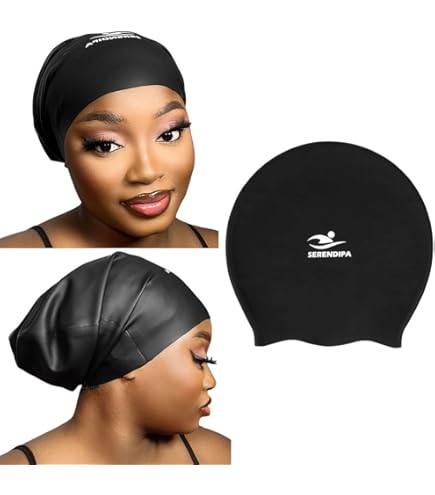 Amazon.com : AMFUN Swimming Cap for Long Hair, Extra Large