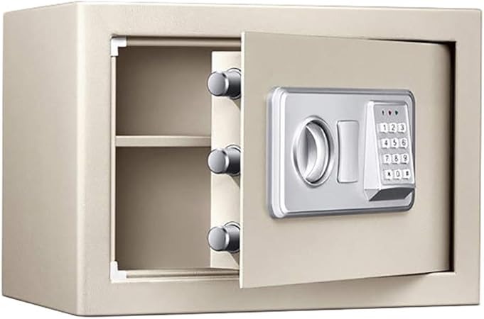 Caja fuerte YXX Caja de Seguridad pequeña del Hotel - Cofre Digital de Plata con Cofre de
