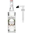 Monin - Pure Cane Syrup with Monin BPA Free Pump, Boxed, Pure and Sweet, Great for Coffee, Tea, and Specialty Cocktails, Gluten-Free, Non-GMO (750 ml)