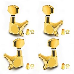 SAPHUE 4pcs Square Ukulele Tuning Pegs,Ukulele