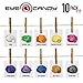 Eye Candy Mica Powder - Pigment Powder 10-Pack Set H - Colorant for Epoxy - Resin - Woodworking - Soap Molds - Candle Making - Slime - Bath Bombs - Nail Polish - Cosmetic Grade - Non-Toxic
