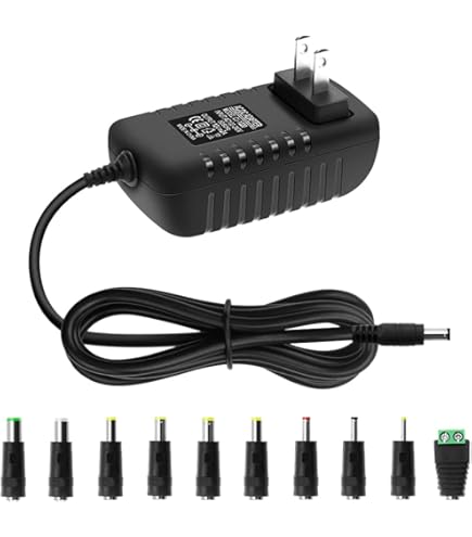 Eonvic 12V 4A 4 Pin XLR Female Power Supply Adapter for Sony PMW