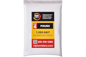MJR Tumblers 2 LB Polish 1200 Aluminum Oxide Rock Refill Grit Abrasive Media Final Step USA
