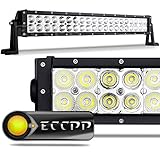 Led Light Bar,ECCPP 22 inch 120W Flood Spot Combo LED Work Light Drving Lights IP 67 Waterproof Off Road Lights Fog Lamp for SUV Ute ATV Truck 4x4 Boat