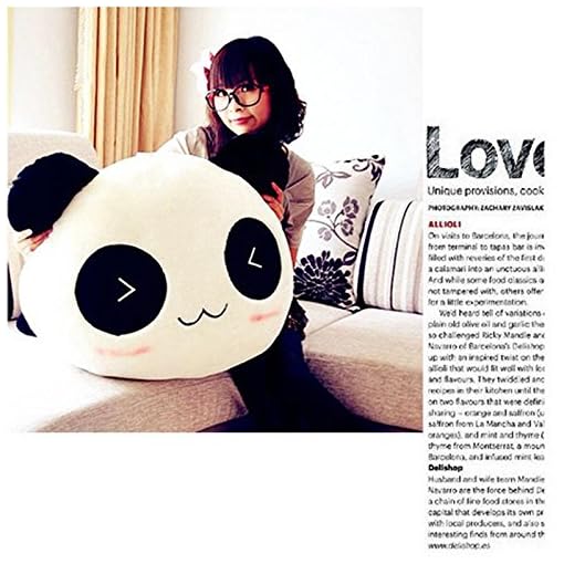 Generic Interesting Amazing 70 cm Cute Panda Pillow Soft Plush Toy Stuffed Smiling Lying Animal - Image 3