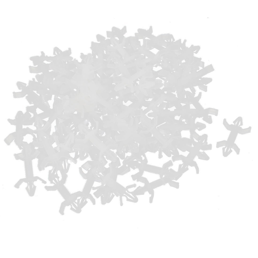 sourcingmap 100 Pcs HDB-12A PCB Reverse Spacer Locking Nylon Standoff Height 0.47"