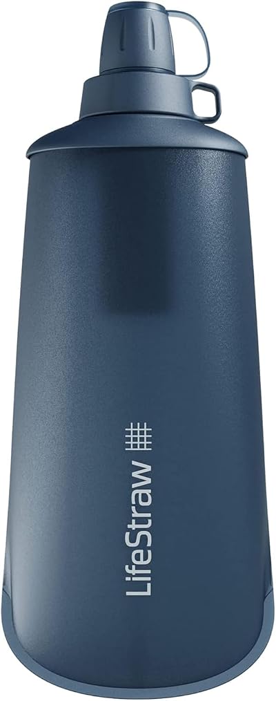 LifeStraw Peak Series Collapsible Squeeze Bottle Water Filter System 1L