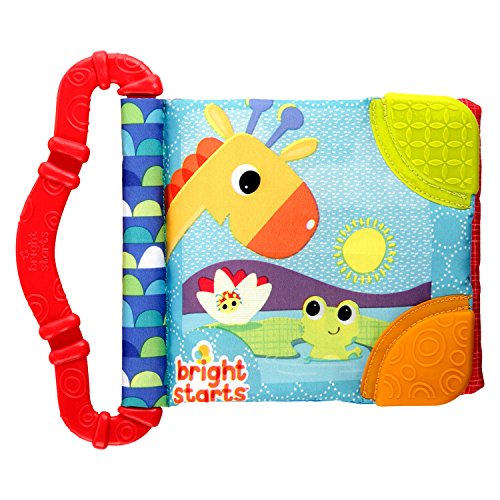 Bright Starts Teethe and Read Teether Book, Assortment of 2, Styles Will Vary, Each sold separately
