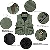 Goture-Fly-Fishing-Vest-with-15-Pockets-Jacket-Mesh-Breathable-Quick-Dry-Waistcoat-Photography-Vest-Army-Green-Fit-for-All-Kinds-of-Outdoor-Activities
