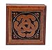 Celtic Knot Decorated Handmade Wood Polish Box with Secret Opening