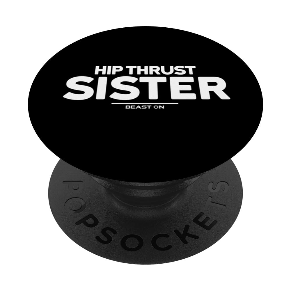 Hip Thrust Sister Women Bodybuilding Cool Gym Training PopSockets Swappable PopGrip