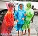 Panamint Emergency Rain Poncho Family Pack Disposable Plastic Rain Coat Ponchos for Hiking, Camping & Outdoor Events - 8 Pack of Hooded Ponchos with 4 Adult Ponchos for Men & Women & 4 Kids Ponchos