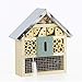 Niteangel Natural Wooden Insect Hotel Bee Bug House/Hotel (Blue)
