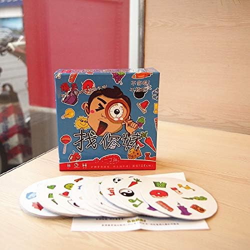 JSGJZY Game Spot It Dobble Find It Board Game Children Funny Family Gathering Good Paper Quality Card Game