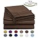 Luxury Egyptian Comfort Wrinkle Free 1800 Thread Count 6 Piece King Size Sheet Set, CHOCOLATE Color, 2 Bonus Pillowcases FREE!