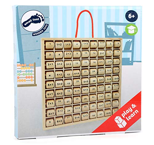small foot Multiplizier-Tabelle Kleines 1x1 aus Holz, spielerisch das Einmaleins erlernen, ab 6 Jahren, 3459 – Bild 3