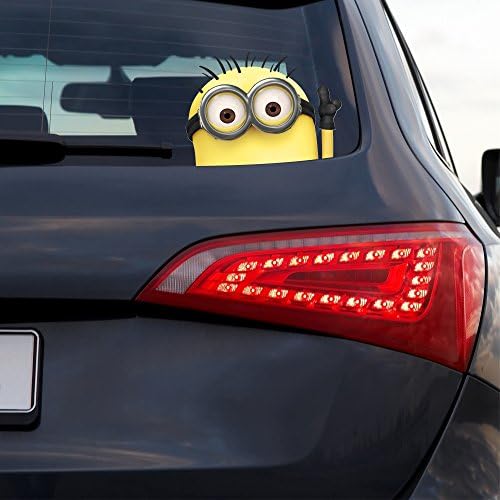 Minion Face Car Sticker Decal Graphic Pepper Funny Van Camper