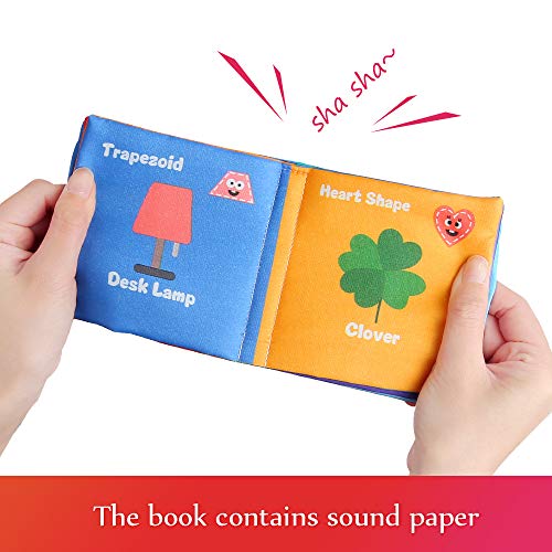 Baby's First Soft Books with Rustling Sound,Non-Toxic Cloth Books Toy Set for Newborns, Infants, Toddlers & Kids.Perfect for Baby Toy Gift Sets Baby Shower -Pack of 6 - Thumbnail 5