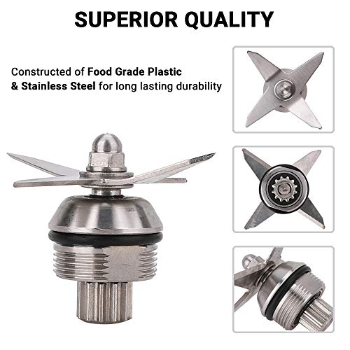 Blender Wet Blade Assembly with Wrench & Drive Socket Removal Tool Kit