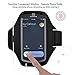 CRONA Sports Armband（Exclusive FRONTSIDE-OPEN Flap）Breathable Waterproof Workout Armband for iPhone 5/5s/SE/6/6s/6Plus Samsung S5/S6/S7 Sony Z4/Z5 etc up to 5.5'' Applicable