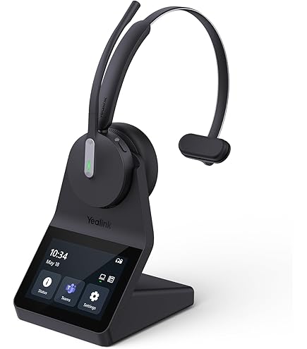 Bone Conduction Headphones Yealink WH64 DECT Bluetooth Mono UC