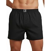 LUFT Mens Fine Linen Soft Stretch Elastic Waistband Underwear Boxer Shorts